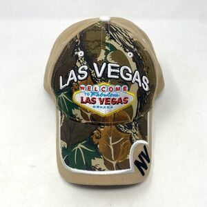 Smith Western Strapback Cap Unisex Las Vegas Camo Embroidered Nevada Camouflage